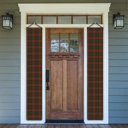 ScotsTee Shop Scottish Mars Tartan Front Porch Sign Set, Hanging Banner Set
