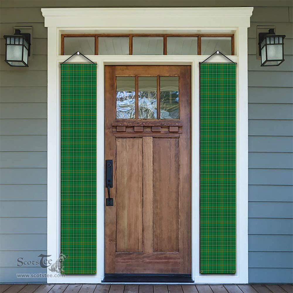 ScotsTee Shop Scottish Wexford County SC Tartan Front Porch Sign Set, Hanging Banner Set