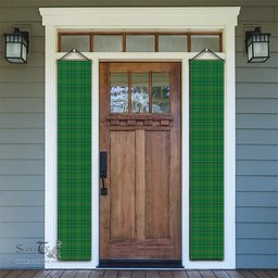 ScotsTee Shop Scottish Wexford County SC Tartan Front Porch Sign Set, Hanging Banner Set