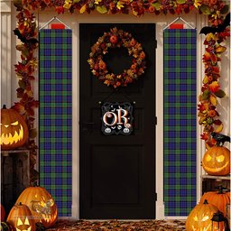 ScotsTee Shop Scottish Newman SC Tartan Front Porch Sign Set, Hanging Banner Set