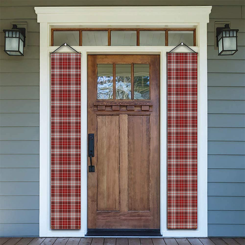 ScotsTee Shop Scottish McDougall Dress Tartan Front Porch Sign Set, Hanging Banner Set