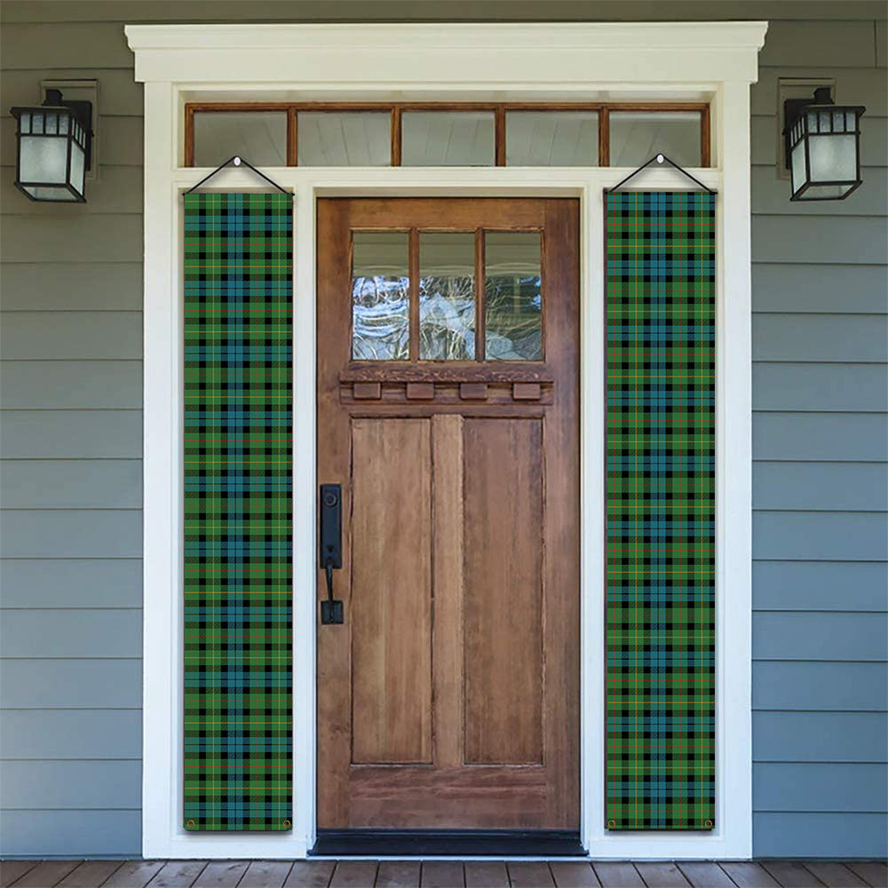 ScotsTee Shop Scottish Rollo Ancient Tartan Front Porch Sign Set, Hanging Banner Set