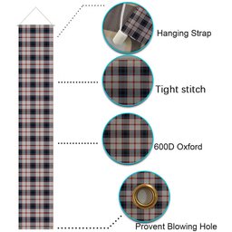 ScotsTee Shop Scottish Merrilees Dress Dance Tartan Front Porch Sign Set, Hanging Banner Set