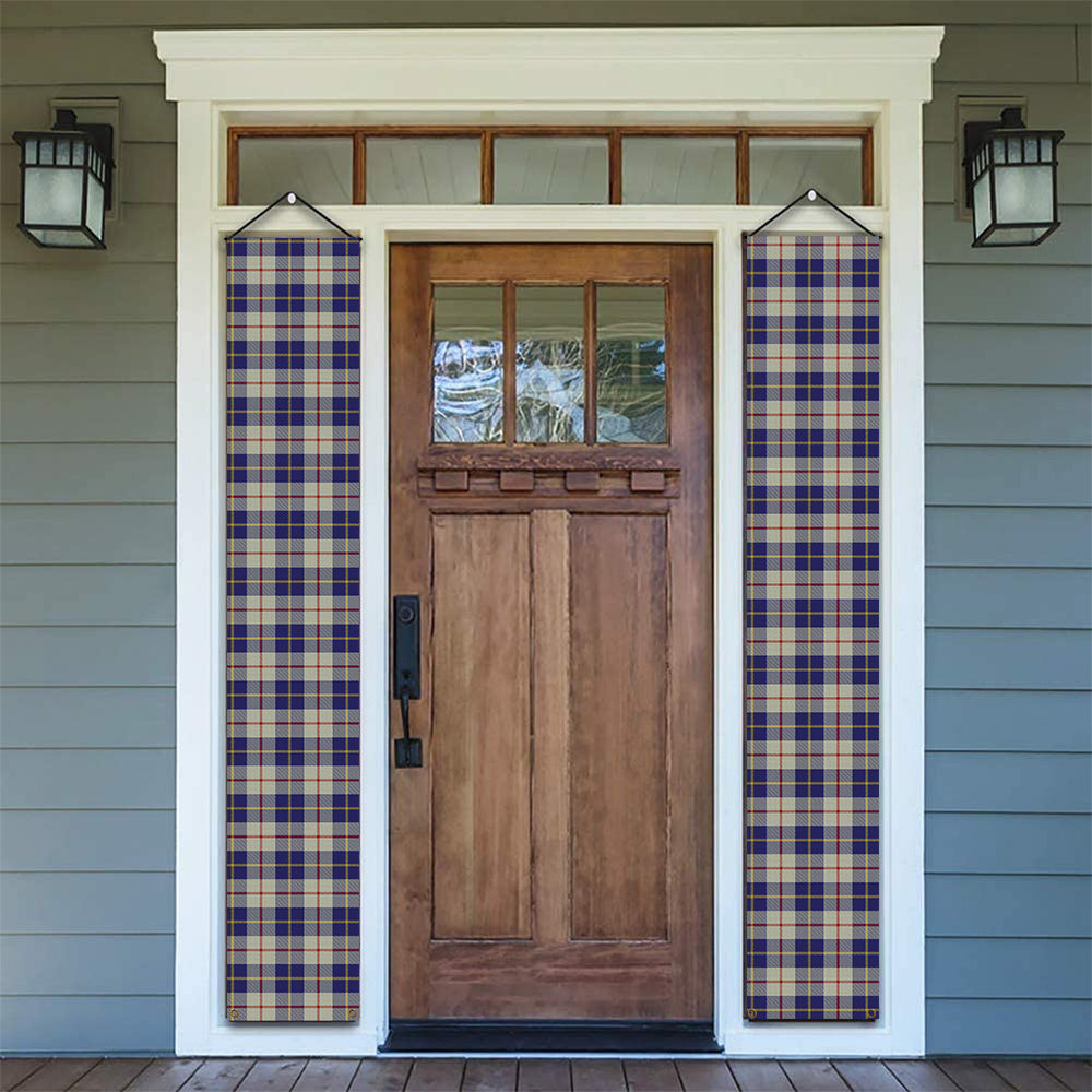 ScotsTee Shop Scottish MacRae of Conchra Tartan Front Porch Sign Set, Hanging Banner Set