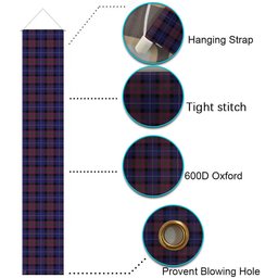 ScotsTee Shop Scottish Pride of Scotland Tartan Front Porch Sign Set, Hanging Banner Set