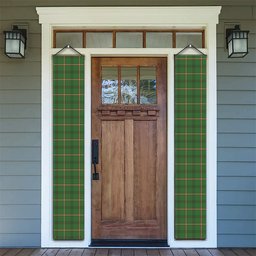 ScotsTee Shop Scottish Strachan Hunting Ancient Tartan Front Porch Sign Set, Hanging Banner Set