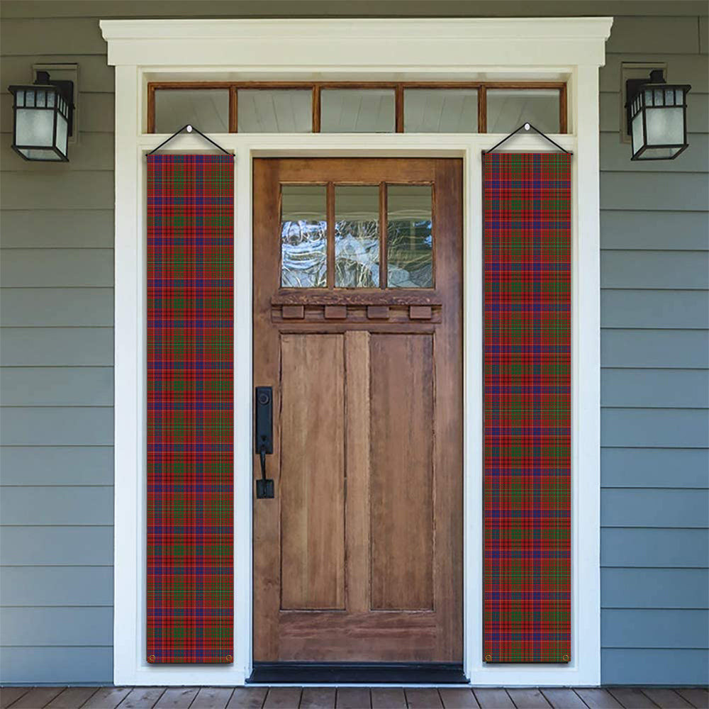 ScotsTee Shop Scottish MacRae The Prince_s Own Tartan Front Porch Sign Set, Hanging Banner Set
