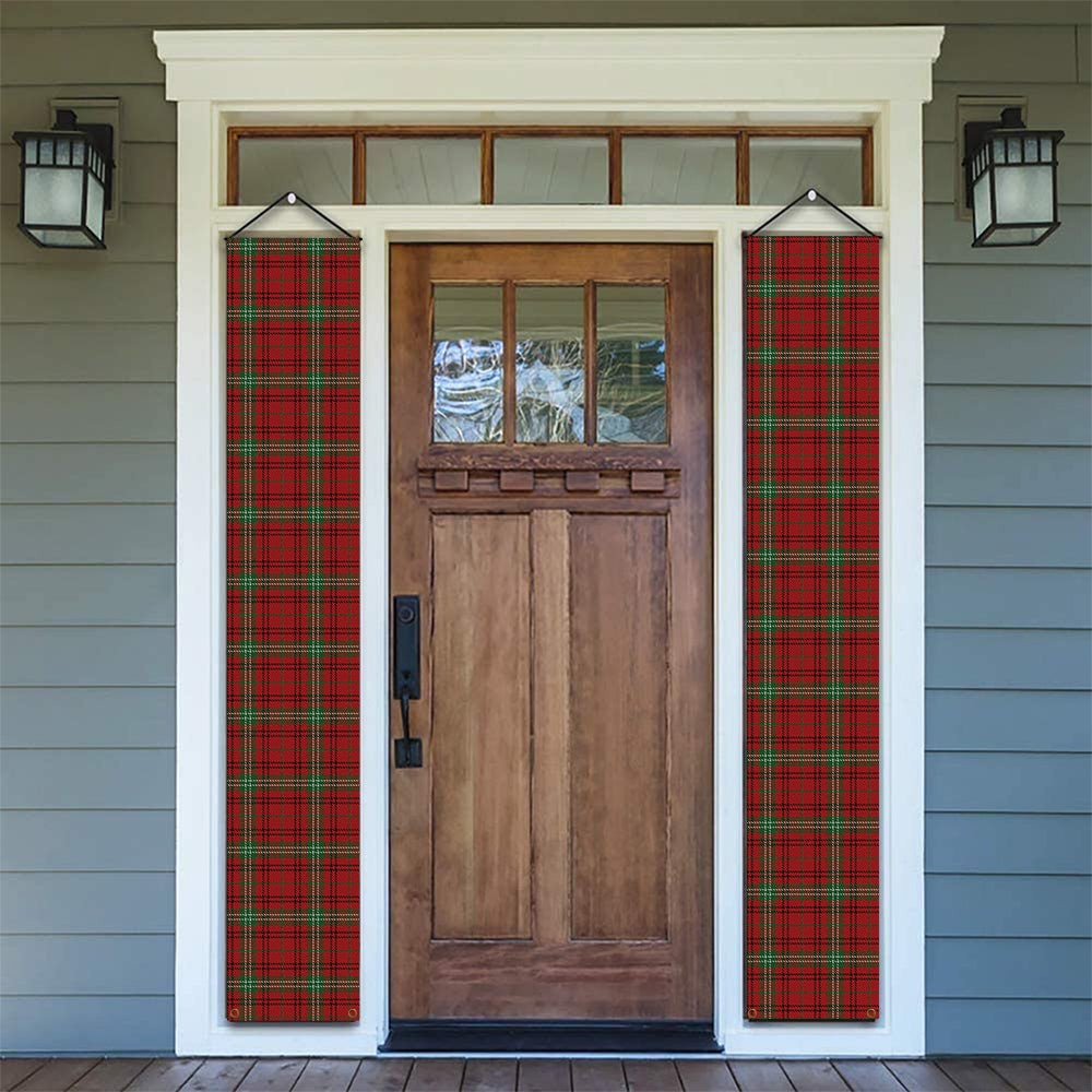 ScotsTee Shop Scottish Morrison Tartan Front Porch Sign Set, Hanging Banner Set