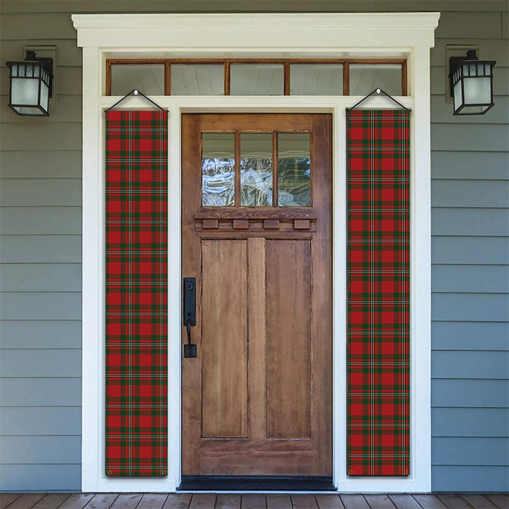 ScotsTee Shop Scottish McGregor Tartan Front Porch Sign Set, Hanging Banner Set