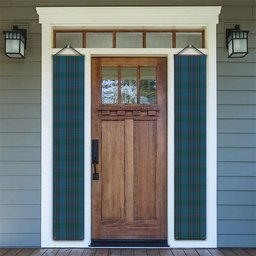 ScotsTee Shop Scottish Watkins of Wales Tartan Front Porch Sign Set, Hanging Banner Set