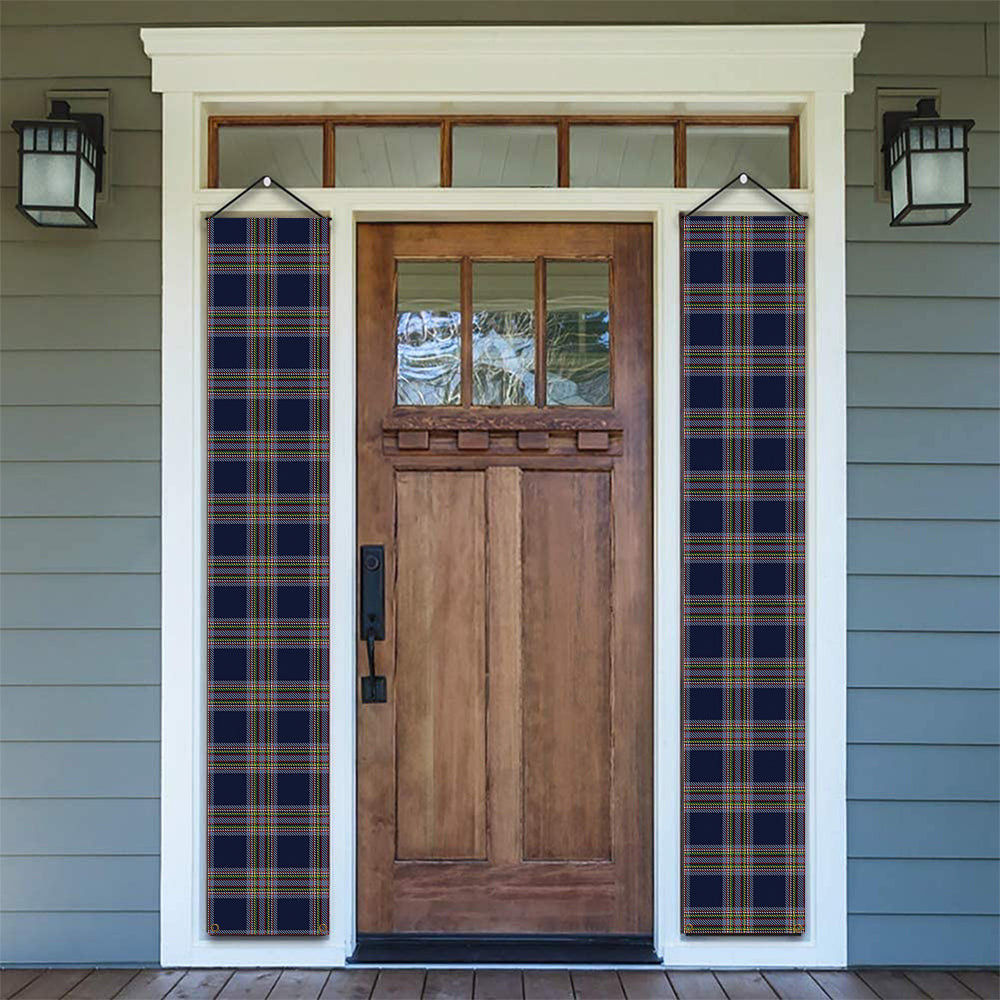 ScotsTee Shop Scottish Yorston (2014) Tartan Front Porch Sign Set, Hanging Banner Set