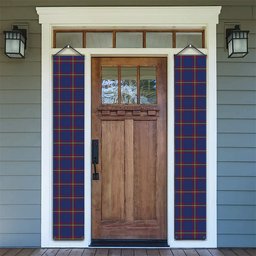 ScotsTee Shop Scottish MacLaine of Lochbuie Tartan Front Porch Sign Set, Hanging Banner Set