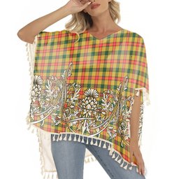 ScotsTee Shop Scottish Baxter SC Tartan Scotland Royal Golden Thistle Square Fringed Shawl