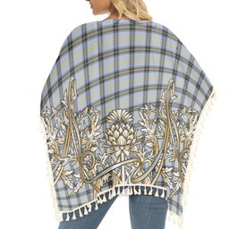 ScotsTee Shop Scottish Bell of the Borders SC Tartan Scotland Royal Golden Thistle Square Fringed Shawl