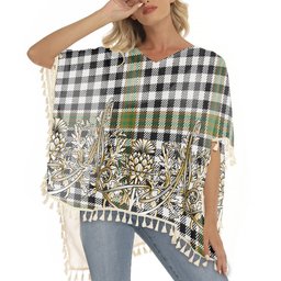 ScotsTee Shop Scottish Burns Check Ancient Tartan Scotland Royal Golden Thistle Square Fringed Shawl