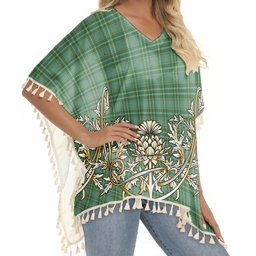 ScotsTee Shop Scottish Currie Ancient Tartan Scotland Royal Golden Thistle Square Fringed Shawl