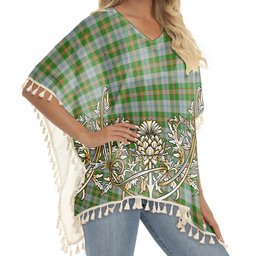ScotsTee Shop Scottish Couper Dress Dalgleish 2 Tartan Scotland Royal Golden Thistle Square Fringed Shawl