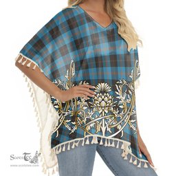 ScotsTee Shop Scottish Gardyne Tartan Scotland Royal Golden Thistle Square Fringed Shawl