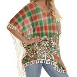 ScotsTee Shop Scottish Gibbs Ancient Tartan Scotland Royal Golden Thistle Square Fringed Shawl