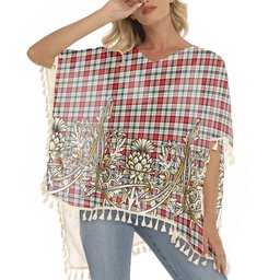 ScotsTee Shop Scottish Dundee Dress Tartan Scotland Royal Golden Thistle Square Fringed Shawl