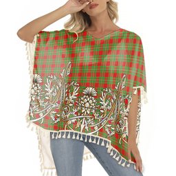 ScotsTee Shop Scottish Peter Tartan Scotland Royal Golden Thistle Square Fringed Shawl