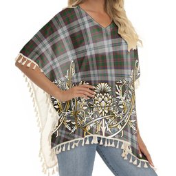 ScotsTee Shop Scottish Stewart of Appin Dress Tartan Scotland Royal Golden Thistle Square Fringed Shawl