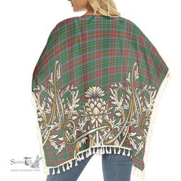 ScotsTee Shop Scottish Muirhead Tartan Scotland Royal Golden Thistle Square Fringed Shawl