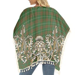 ScotsTee Shop Scottish O'Neill Australia Tartan Scotland Royal Golden Thistle Square Fringed Shawl