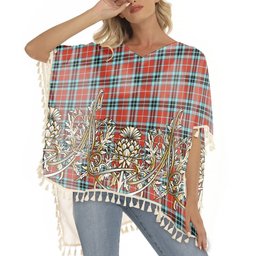 ScotsTee Shop Scottish MacTavish Ancient Tartan Scotland Royal Golden Thistle Square Fringed Shawl