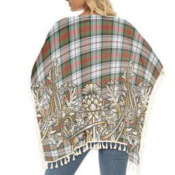 ScotsTee Shop Scottish MacDuff Dress Ancient Tartan Scotland Royal Golden Thistle Square Fringed Shawl
