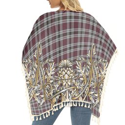 ScotsTee Shop Scottish Little Dress Tartan Scotland Royal Golden Thistle Square Fringed Shawl