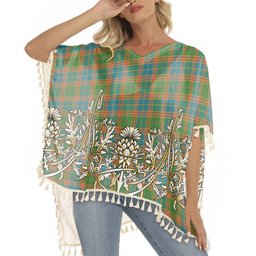 ScotsTee Shop Scottish Stephenson Old Ancient Tartan Scotland Royal Golden Thistle Square Fringed Shawl