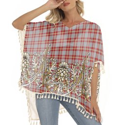 ScotsTee Shop Scottish Perry Arisaid Tartan Scotland Royal Golden Thistle Square Fringed Shawl
