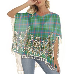 ScotsTee Shop Scottish Young Ancient Tartan Scotland Royal Golden Thistle Square Fringed Shawl