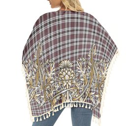 ScotsTee Shop Scottish Little Dress Ancient Tartan Scotland Royal Golden Thistle Square Fringed Shawl