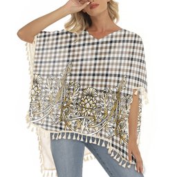 ScotsTee Shop Scottish Hog Ancient Tartan Scotland Royal Golden Thistle Square Fringed Shawl