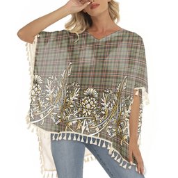 ScotsTee Shop Scottish Scott Green Weathered Tartan Scotland Royal Golden Thistle Square Fringed Shawl