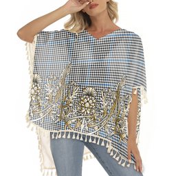ScotsTee Shop Scottish Haig Ancient Tartan Scotland Royal Golden Thistle Square Fringed Shawl