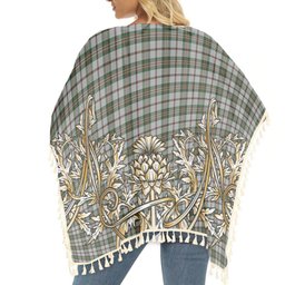 ScotsTee Shop Scottish Scott Dress 2 Tartan Scotland Royal Golden Thistle Square Fringed Shawl