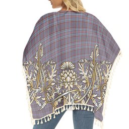 ScotsTee Shop Scottish Royal Canadian Air Force Ancient Tartan Scotland Royal Golden Thistle Square Fringed Shawl