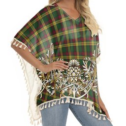 ScotsTee Shop Scottish MacMillan Ancient Tartan Scotland Royal Golden Thistle Square Fringed Shawl