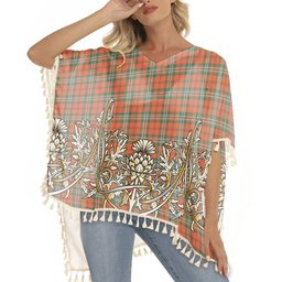 ScotsTee Shop Scottish Scott Ancient Tartan Scotland Royal Golden Thistle Square Fringed Shawl