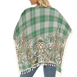 ScotsTee Shop Scottish Kelso Ancient Clan Tartan Scotland Royal Golden Thistle Square Fringed Shawl