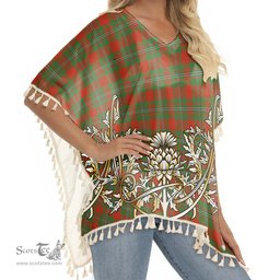 ScotsTee Shop Scottish Strang Ancient Tartan Scotland Royal Golden Thistle Square Fringed Shawl