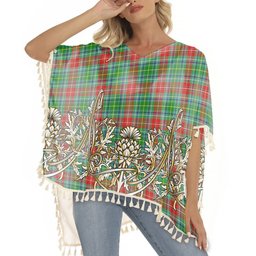 ScotsTee Shop Scottish Muirhead SC Tartan Scotland Royal Golden Thistle Square Fringed Shawl