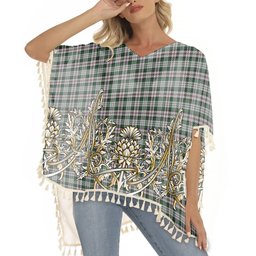 ScotsTee Shop Scottish MacDuff Dress 2 Tartan Scotland Royal Golden Thistle Square Fringed Shawl