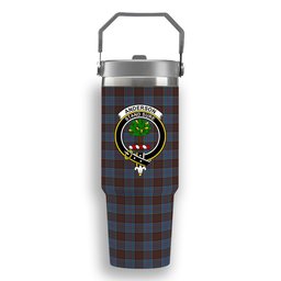 ScotsTee Shop Scottish Anderson Highland Society of London Crest Tartan Flip Straw Tumbler 20oz 30oz