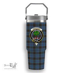 ScotsTee Shop Scottish Anderson MacGregor Hastie 2 Crest Tartan Flip Straw Tumbler 20oz 30oz