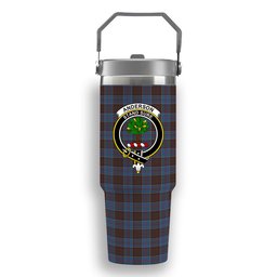 ScotsTee Shop Scottish Anderson STS Crest Tartan Flip Straw Tumbler 20oz 30oz