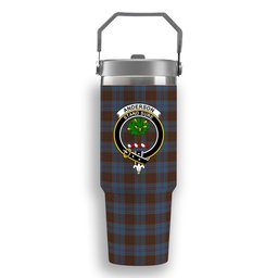 ScotsTee Shop Scottish Anderson MacGregor Hastie 4 Crest Tartan Flip Straw Tumbler 20oz 30oz